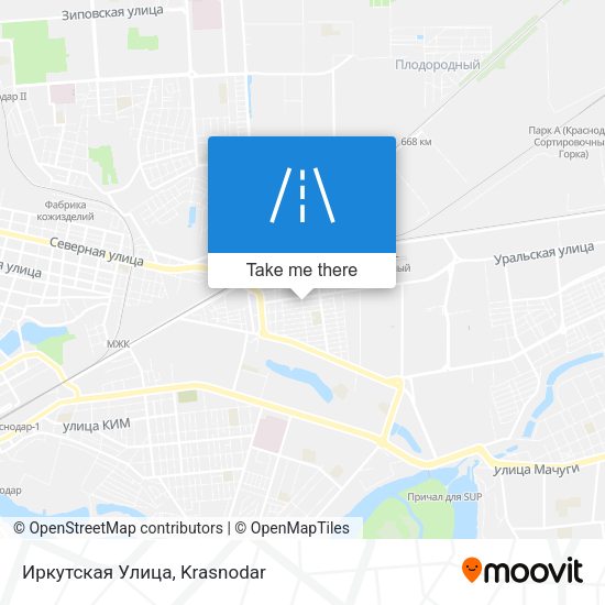 Иркутская Улица map