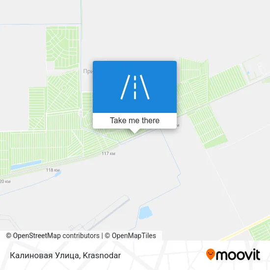 Калиновая Улица map