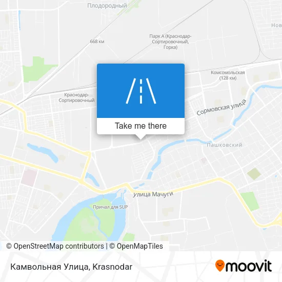 Камвольная Улица map