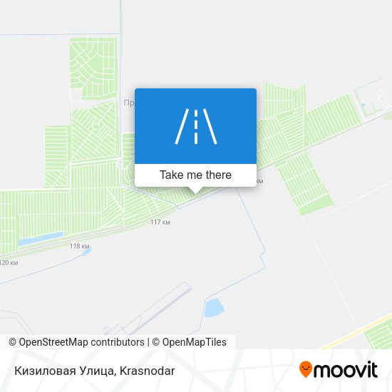 Кизиловая Улица map