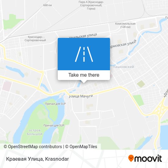 Краевая Улица map