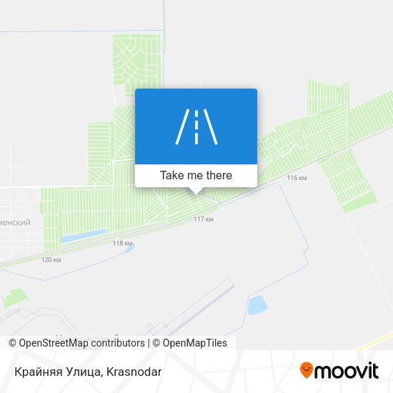 Крайняя Улица map
