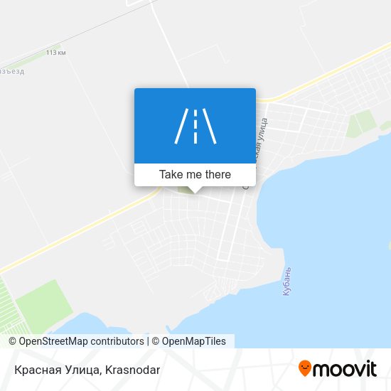 Красная Улица map