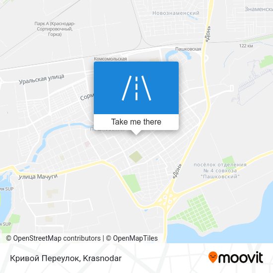 Кривой Переулок map