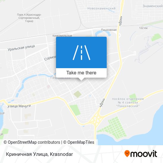 Криничная Улица map