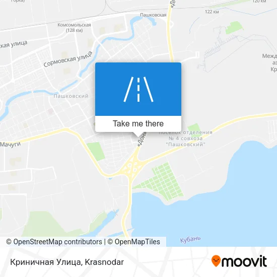 Криничная Улица map