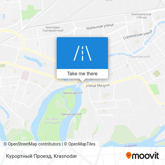 Курортный Проезд map