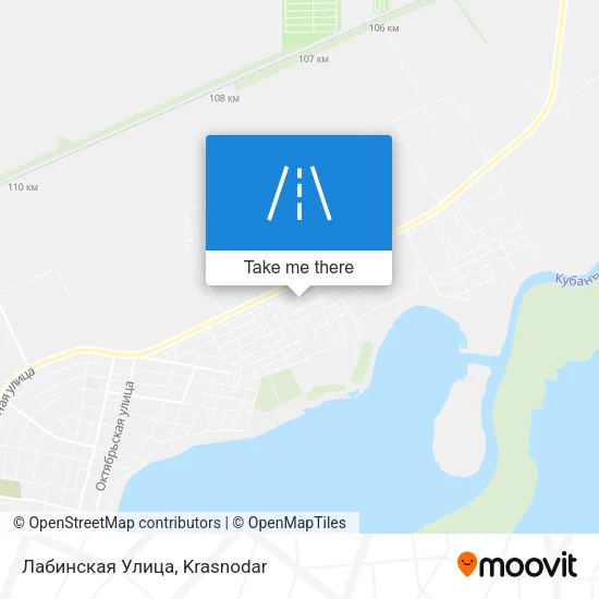 Лабинская Улица map