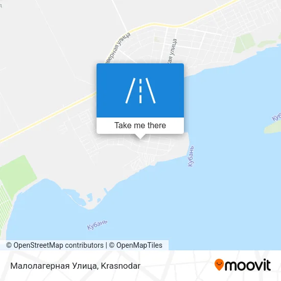 Малолагерная Улица map