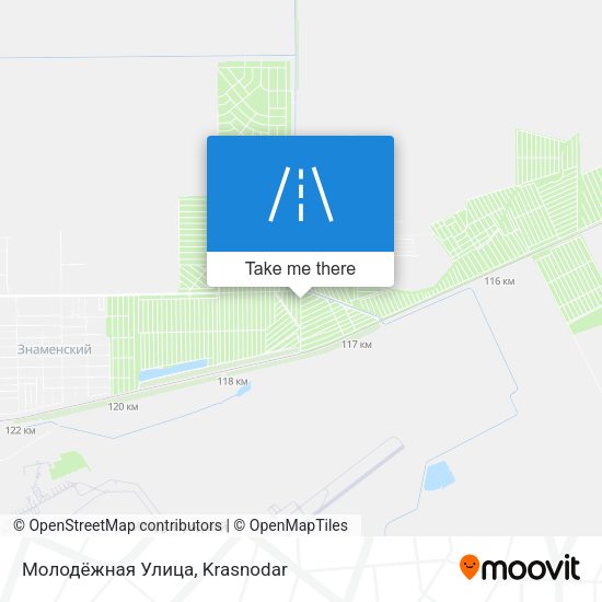 Молодёжная Улица map