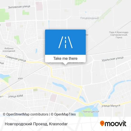 Новгородский Проезд map