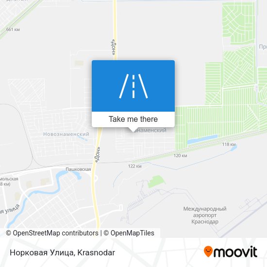 Норковая Улица map
