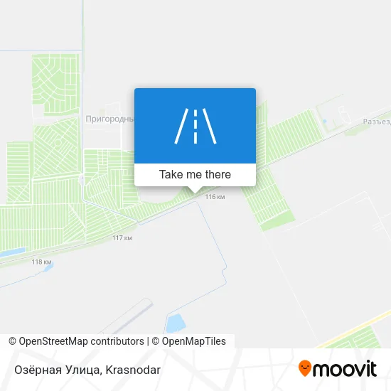 Озёрная Улица map