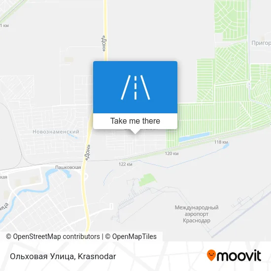 Ольховая Улица map