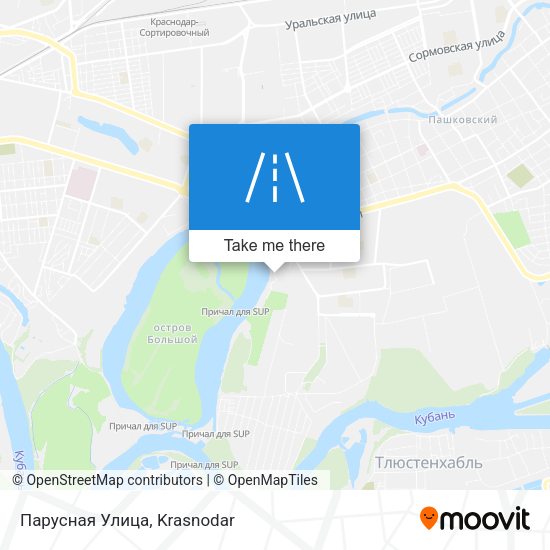 Парусная Улица map