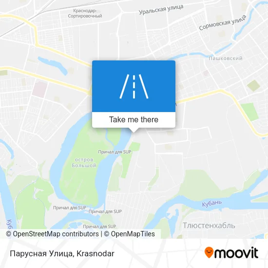 Парусная Улица map
