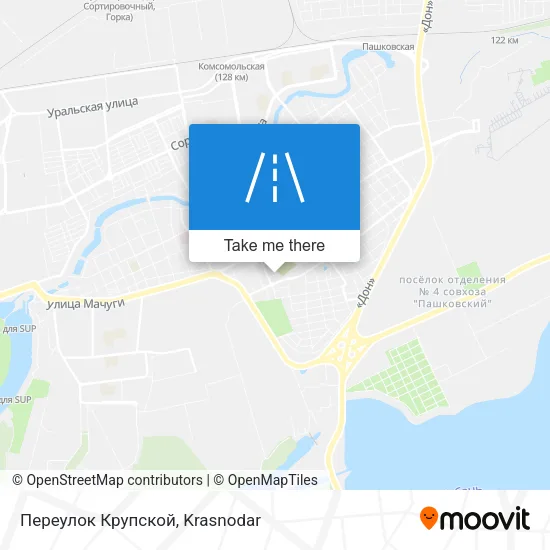 Переулок Крупской map
