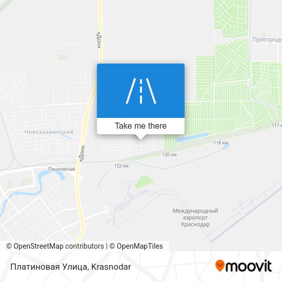 Платиновая Улица map