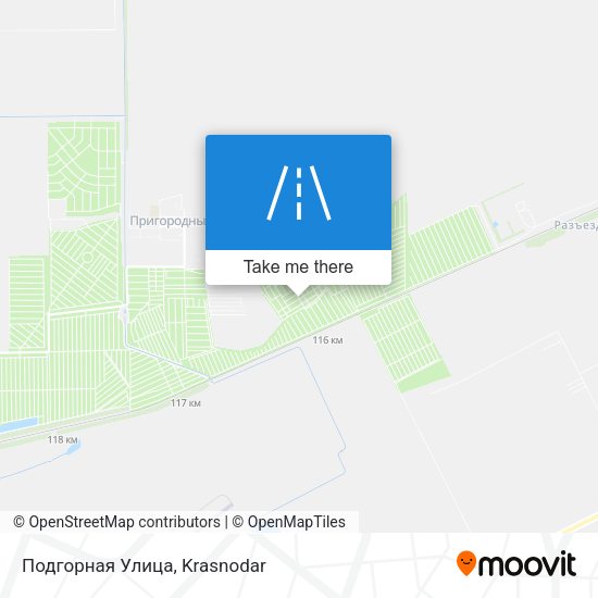 Подгорная Улица map