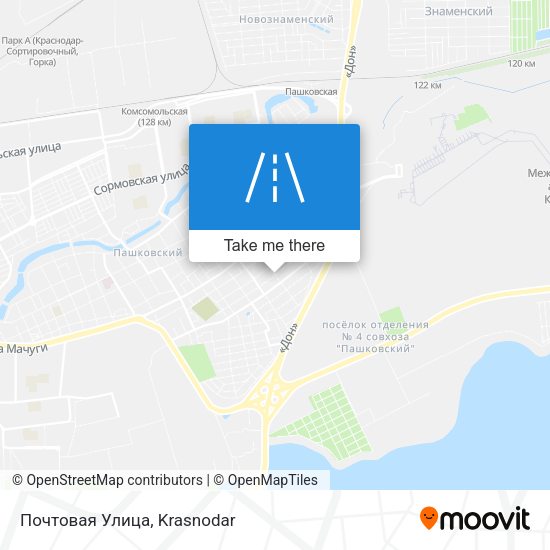 Почтовая Улица map