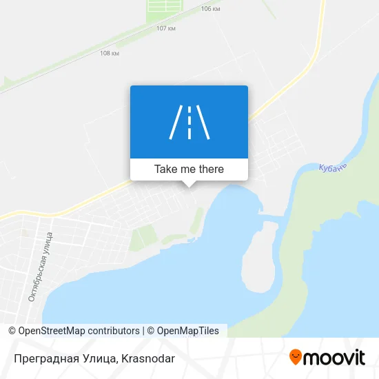 Преградная Улица map