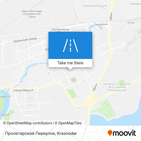 Пролетарский Переулок map