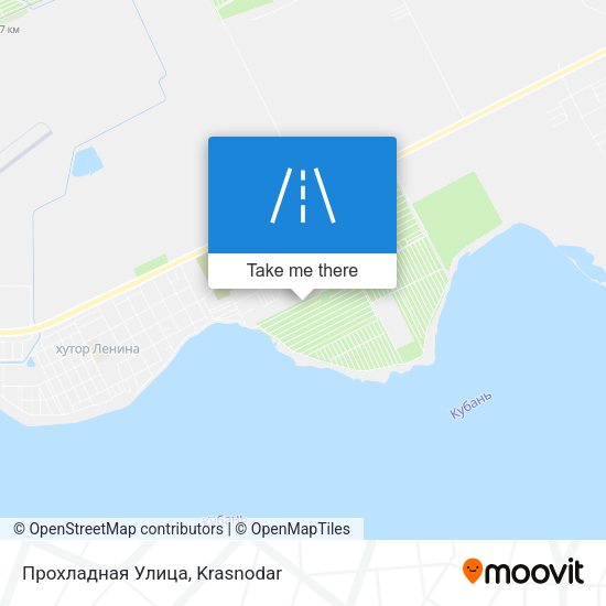 Прохладная Улица map