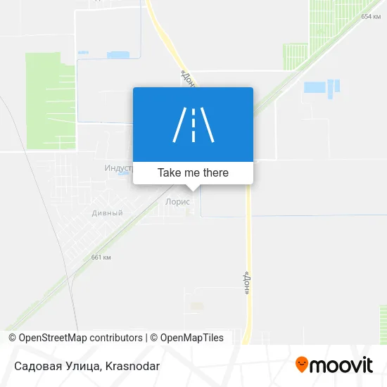 Садовая Улица map