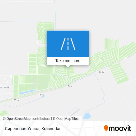 Сиреневая Улица map