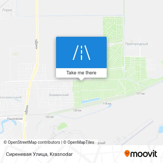 Сиреневая Улица map