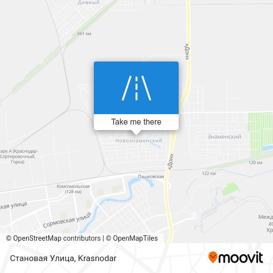 Становая Улица map