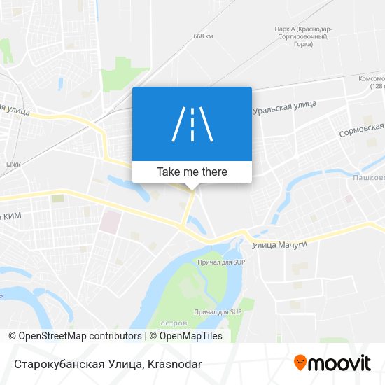 Старокубанская Улица map