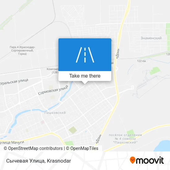 Сычевая Улица map
