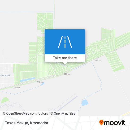 Тихая Улица map