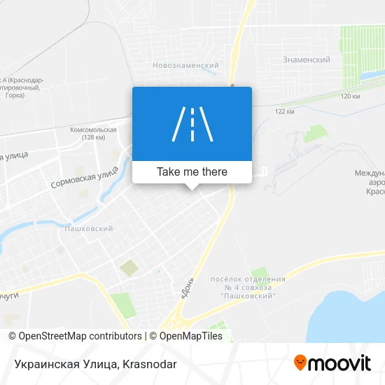 Украинская Улица map