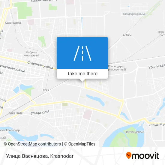 Улица Васнецова map