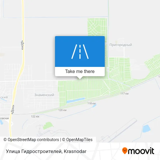 Улица Гидростроителей map