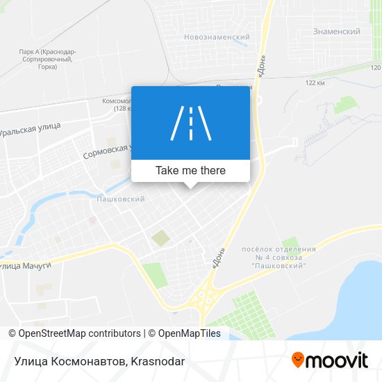 Улица Космонавтов map