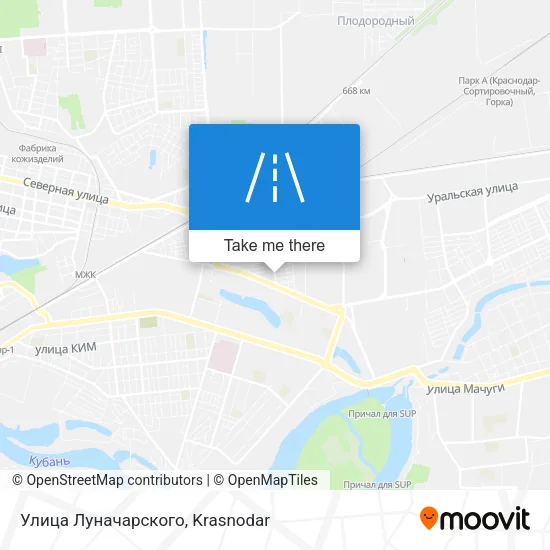 Улица Луначарского map