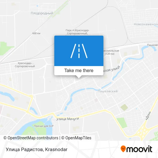 Улица Радистов map