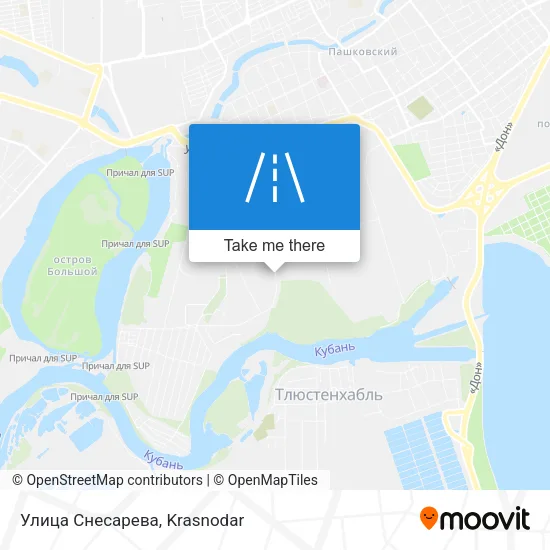 Улица Снесарева map