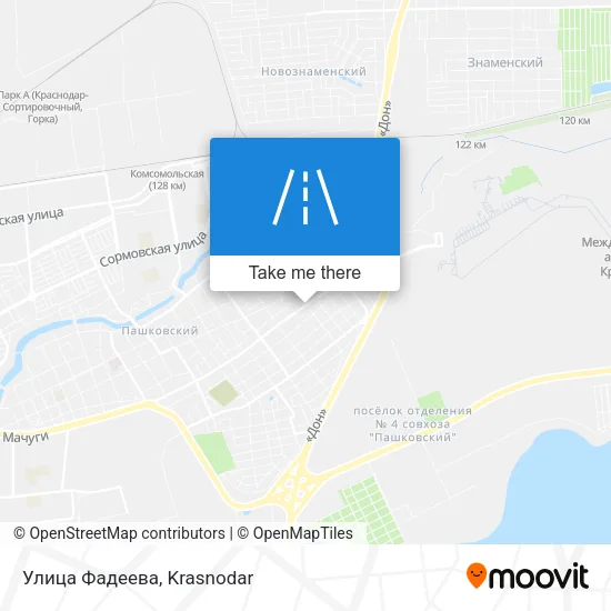 Улица Фадеева map