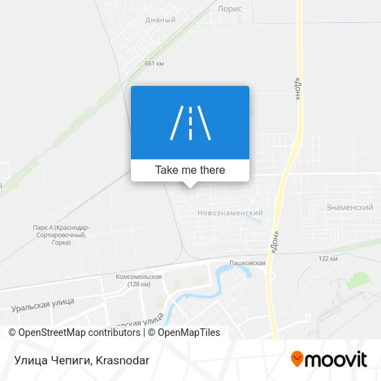 Улица Чепиги map