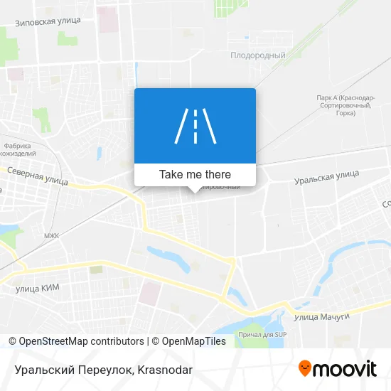 Уральский Переулок map