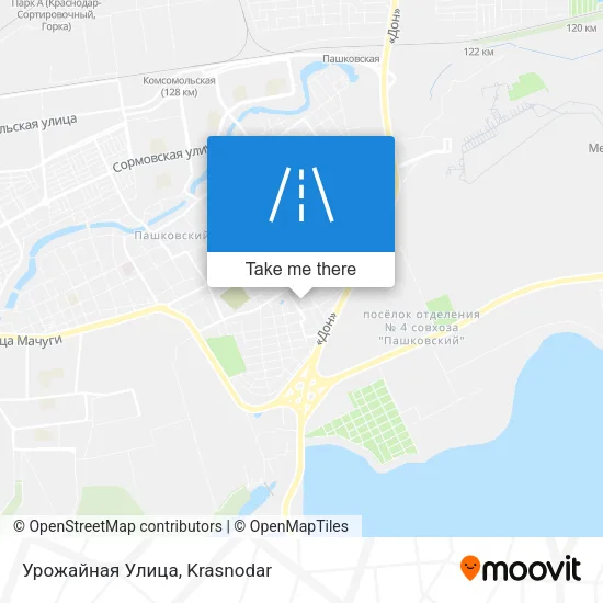 Урожайная Улица map