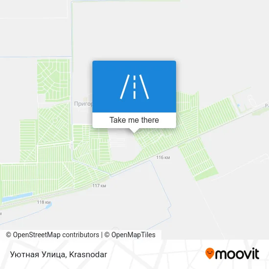Уютная Улица map