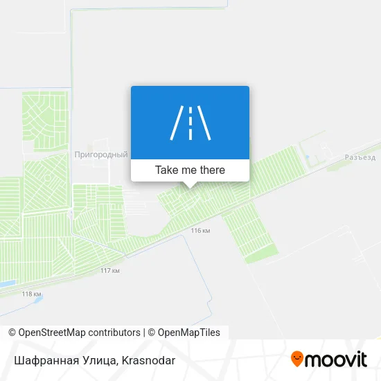 Шафранная Улица map