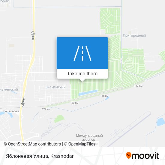 Яблоневая Улица map