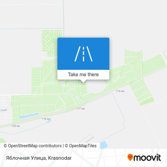 Яблочная Улица map