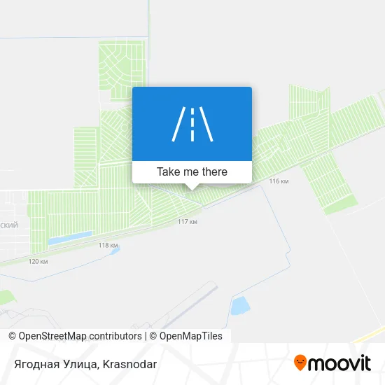 Ягодная Улица map